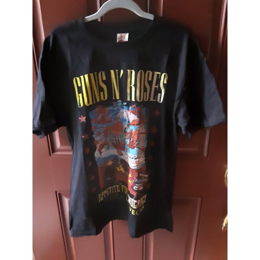 2012 Guns N' Roses Appetite for Democracy Concert T-shirt Las Vegas- Size L